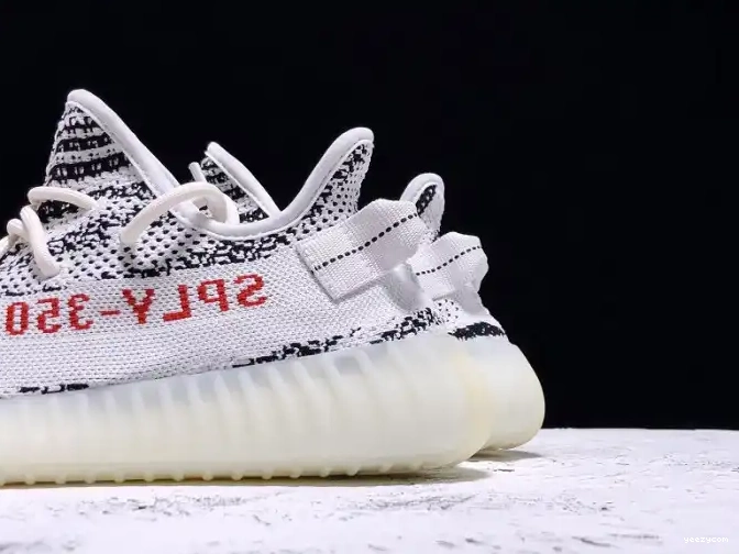 Boost White Zebra Adidas Yeezy CP9654 350 V2 Black 0511